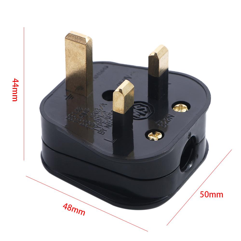 Assembled 3 Cores Hardware Accessories British Standard Power Plug Converters Adapter Wiring Head