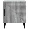 Nightstand Grey Sonoma 43 x 34.5 x 50 cm Engineered Wood
