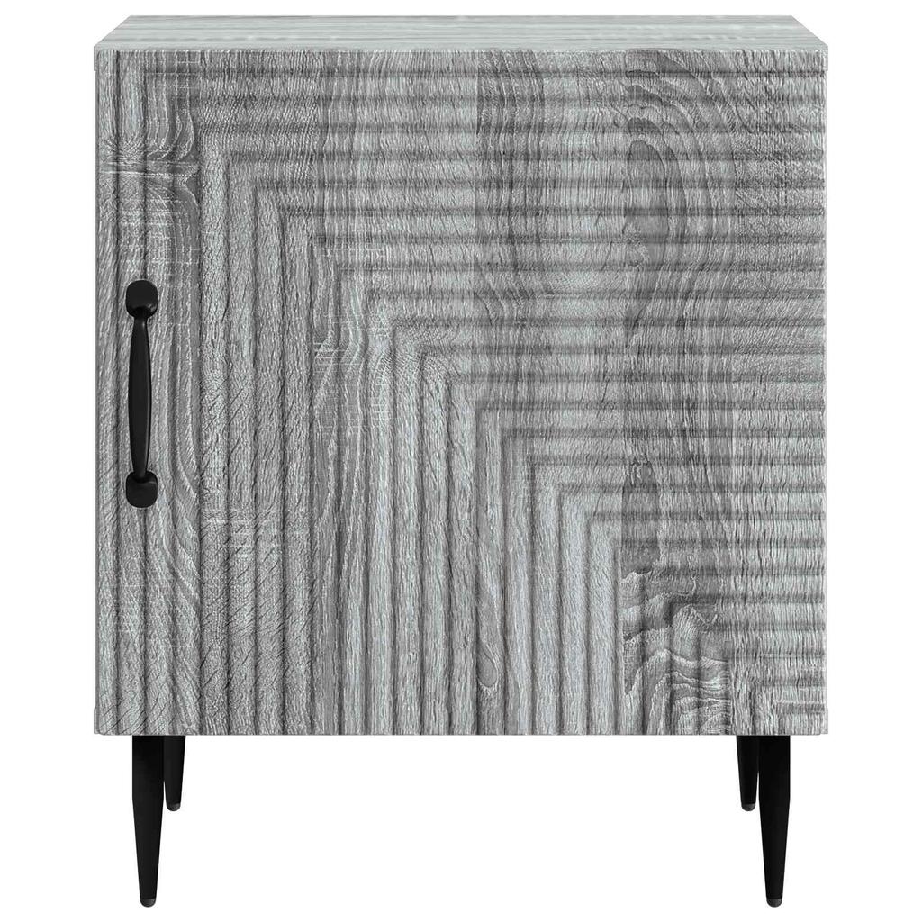 Nightstand Grey Sonoma 43 x 34.5 x 50 cm Engineered Wood