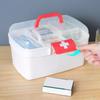 Portable Medicine Storage Box Large Capacity Medicine Kit Family Hand First Aid Chest Simple Travel Emergency Box