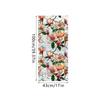 PVC Flower Window Electrostatic Stickers Privacy Protection Static Cling Decoration Reusable Glass Decals for Home Bathroom