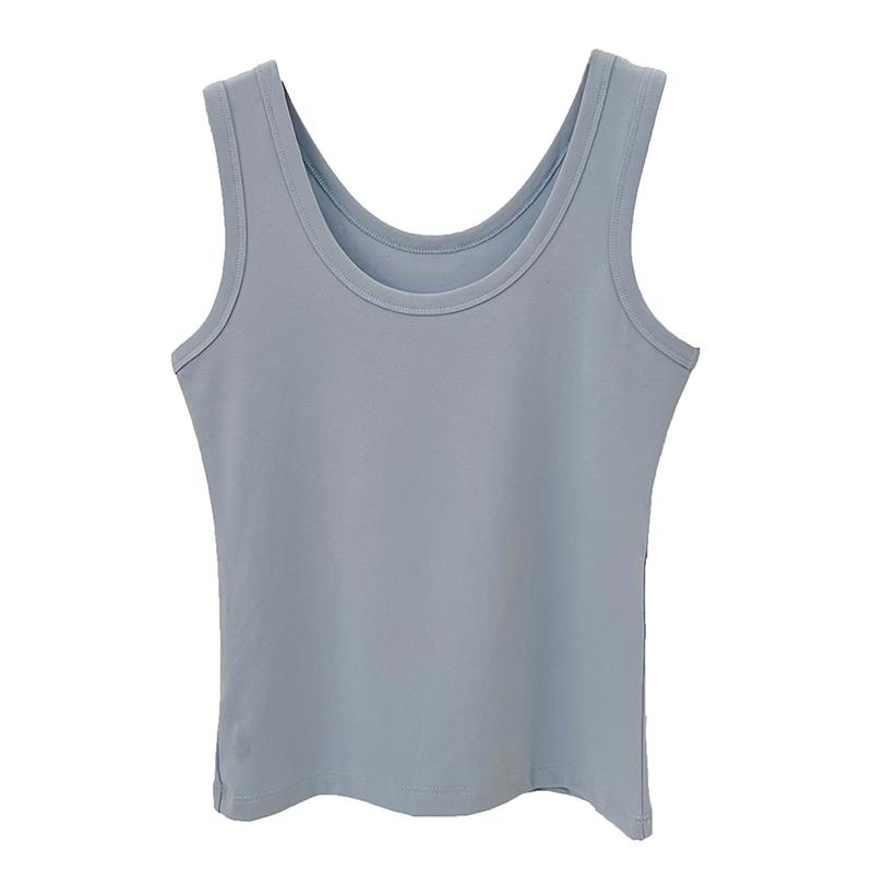 Women's Summer U-Neck Clavicle-Revealing Slim-Fit Tank Top