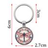 Attractive Vintage Dragonfly Keychain Modern Gift For Men Sleek Zinc Alloy Keyring Perfect For Everyday