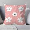 Spring and Summer Floral ART Pillow Case Anti-dustmite Pillowcase Invisible zipper silky short plush Sofa cushion cover