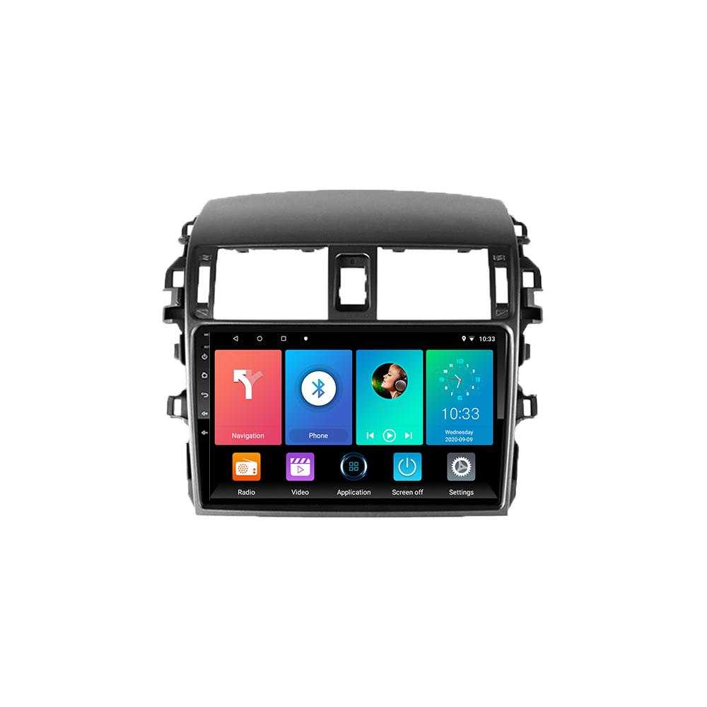 2 Din Android автомобильный радиоприемник мультимедийный видеоплеер для Toyota Corolla E140 E150 2006-2013 навигация GPS WIFI головное устройство 1 + 16 ГБ