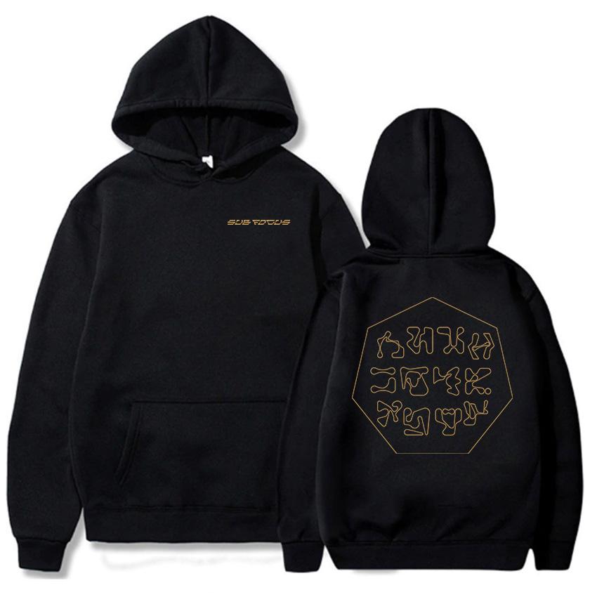 SUB FOCUS Contact Album Graphic Hoodies Long Sleeve Fleece Hooded Sweatshirts Casual Unisex Clothing