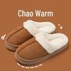 Luxurious Cotton Slippers for Couples - Non-Slip, Thick Sole, Warm & Fluffy for Autumn/Winter Indoors