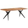 VidaXL Dining Table 200x90x76 Cm Solid Acacia Wood