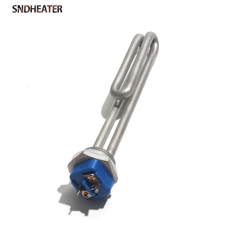 SNDHEATER DN25 G1 Резьба BSP Нагревательный элемент для водонагревателя 120В 240В Нержавеющая сталь Погружной Солнечный нагревательный элемент 1000Вт 2000Вт 2500Вт