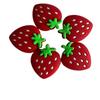 Strawberry Tennis Racket Shock Pad Silicone Tennis Racket Vibration Dampeners  Tennis Racket