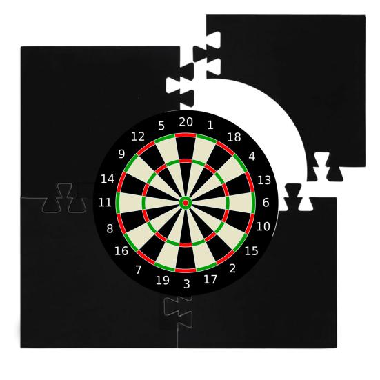 Настенная защита для сращивания дартс, универсальный квадратный щит для дартс из ЭВА, защита стены, объемная подложка, аксессуары для дартса