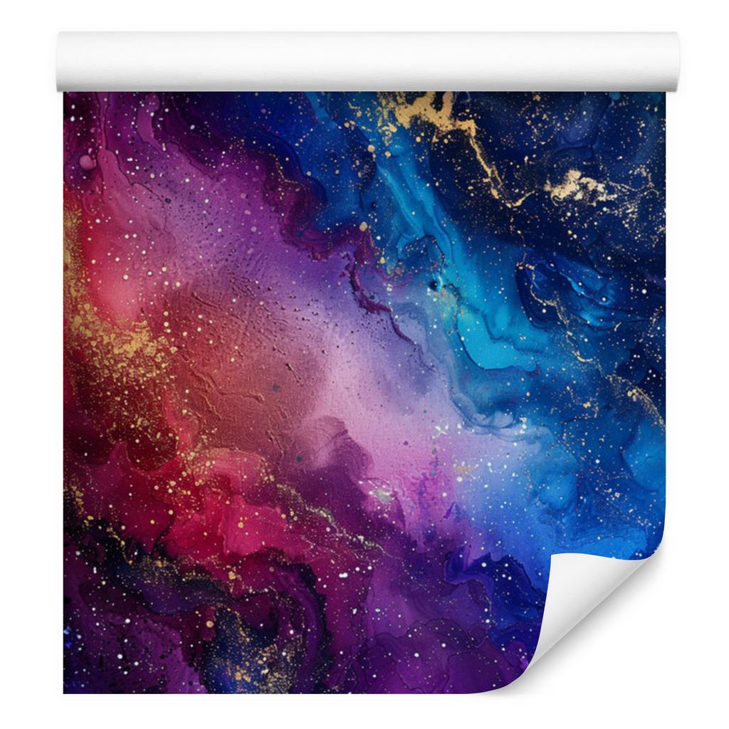 Ink blue and purple wallpaper, indigo background for living room and bedroom 50x1000