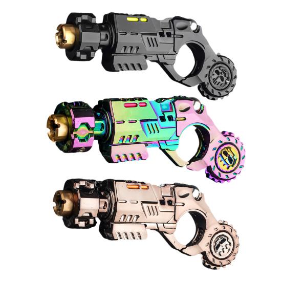 Aluminum Alloy Fidget Shooter Toy Stress Relief Bullets Launcher Portable Travel Decompression EDC Fidget