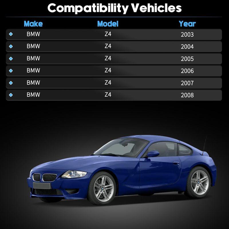 Кронштейн-держатель переднего бампера левый и правый для BMW E85 E86 Z4 M Roadster & M Coupe 2003-2008 51117165179 51117165180