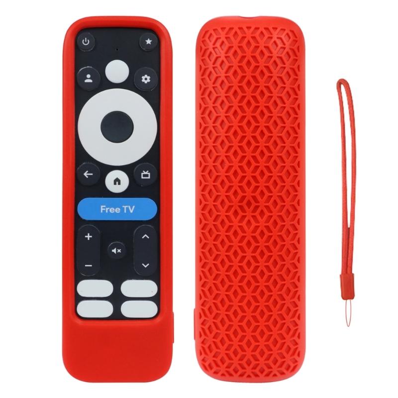 Чехол-кожа для пульта ДУ для телевизора onn TV 4K 2024, силиконовый чехол, устойчивый к царапинам, гибкий, мягкий, защитный чехол