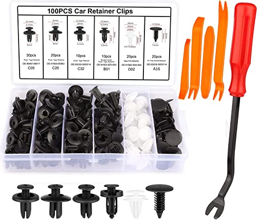 Xuanli Plastic Rivets Universal Car Fender Panel Removal Tool Removal Tool for Easy Installation,