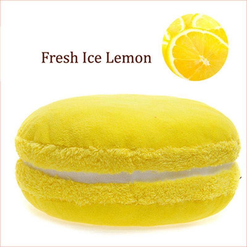 Macaron Shape Plush Cushion Round Cake Pillow Sofa Home Decoration Cushion Soft Plush Doll Photo Props
