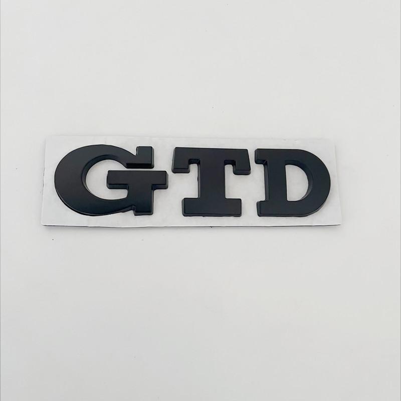 3D Metal Front Grille GTD Logo Emblem Rear Trunk Badge Stickers For Volkswagen VW Golf 2 4 5 6 7 R MK2 MK3 MK4 Car Accessories BA5