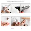 2pcs Wall Mounted Shelf Bracket L-shaped Fixed Bracket Multifunctional Shelf Support  Hardware