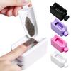 Nail Dip Powder Tray Double Layer Glitter Saver Container with Scoop Professional Nail Art Storage Recycling Case Nail Dipping Powder Recycling Tool
