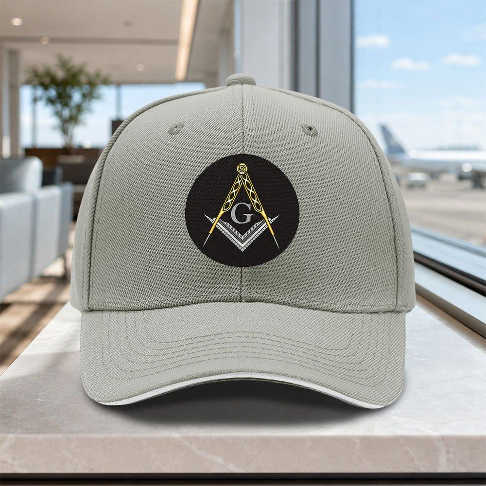 Freemason Logo Adjustable Baseball Cap Lightweight Unisex Printed Hat For Outdoor Weddings Parties