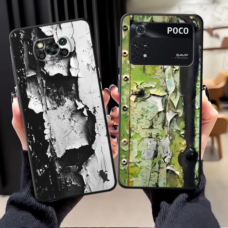Модный чехол цвета ржавчины для Xiaomi Poco C51 M3 M4 Pro C50 M5 X3 X4 X5 F3 F4 F5 C65 Funda Чехол для телефона
