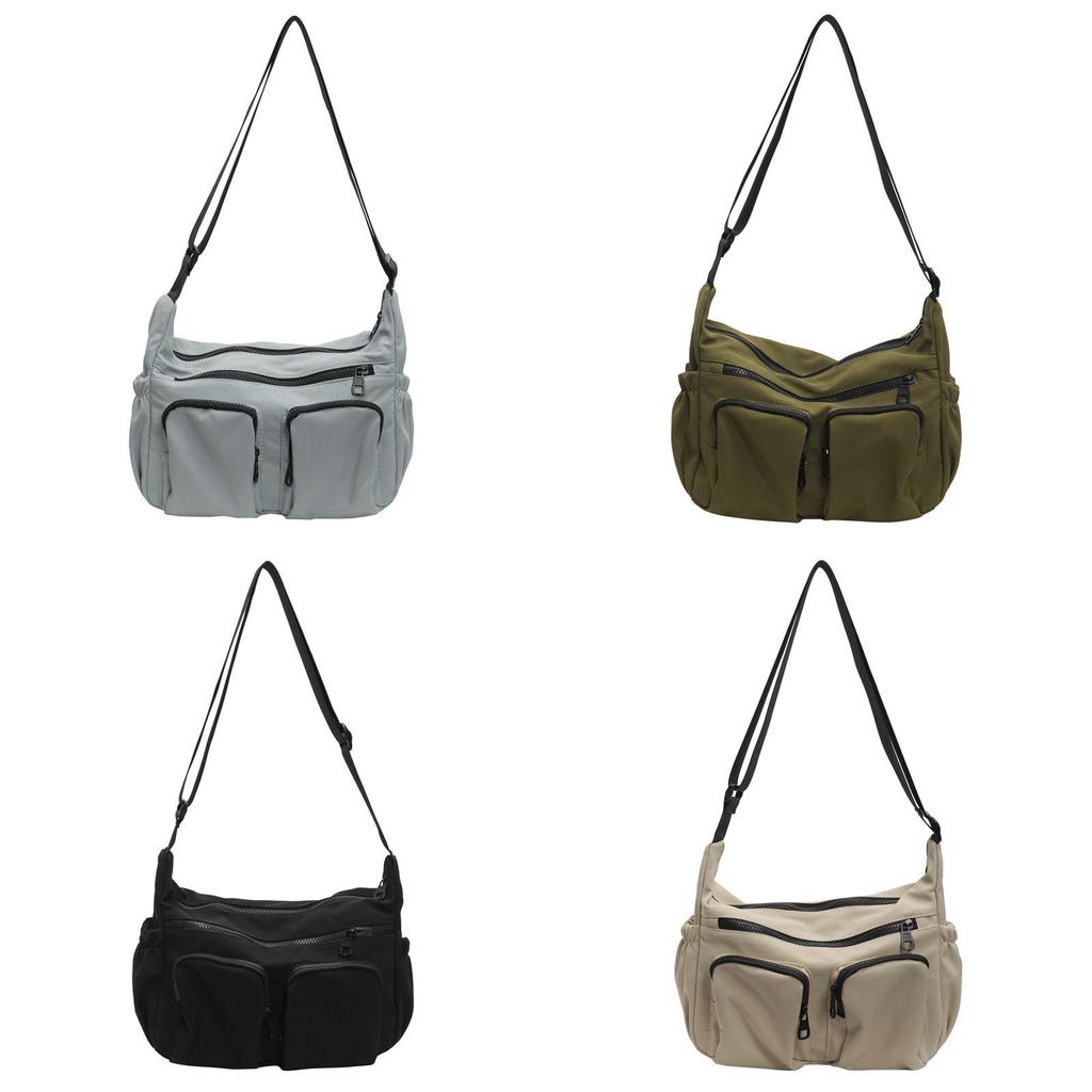 Lightweight Nylon Crossbody Bag For Women With Simple Design And Spacious Interior