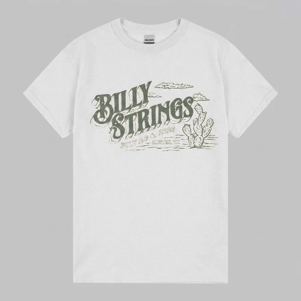 Billy String$ Austin Texas 2026 Cactus T-Shirt Unisex All Sizes CB1353
