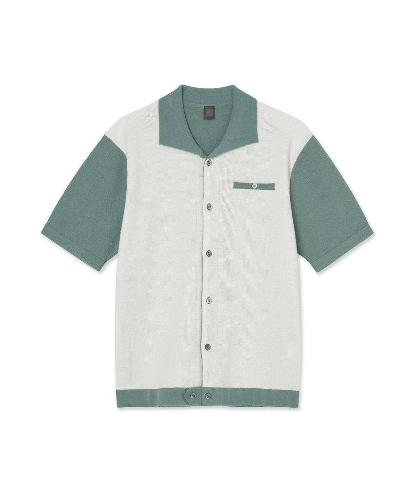 IOLO Two-Tone Retro Shirt_White