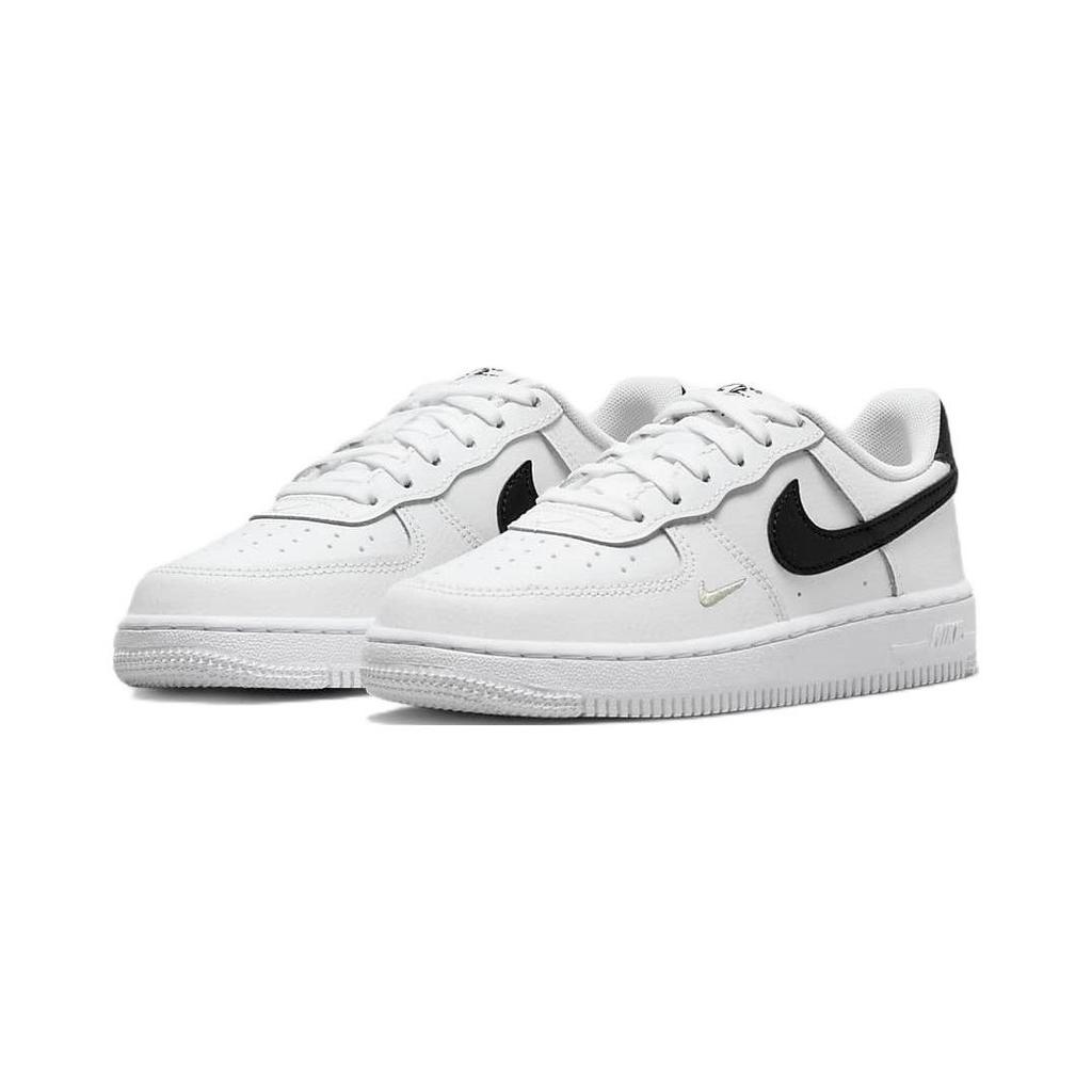 Nike Air Force 1 SE 40th Casual Slip-Resistant Durable Low-Top Skate Shoes Kids Sneaker Black White FJ2887-100