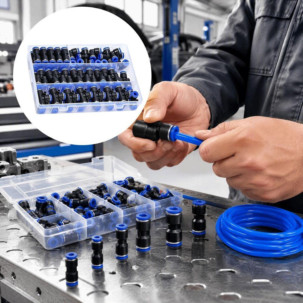 Plastic Quick Fittings Push in Pipe Connector Pneumatic Connector Automated Assembly Lines