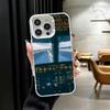 Aviation Aeroplane Pilot Cockpit Soft Phone Case for iPhone 15 16 17 Pro Max 17Air 16E 14 Plus 13 12 Mini Shockproof Cover Back