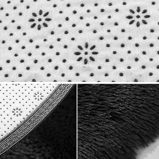 120 см круглый бархатный ковер напольный коврик противоскользящий коврик дверной коврик Крытый прикроватный декор