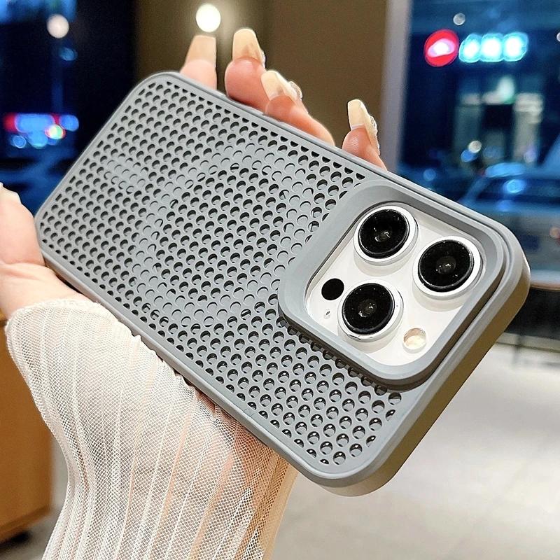 Dissipate Heat Magsafe Phone Case For iPhone 11 12 13 14 15 16 Pro Max Plus Magnetic Shockproof Bumper Back Cover