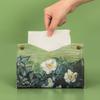 Креативные кожаные коробки для салфеток, коробка для салфеток с масляной живописью, коробка для салфеток для дома, гостиной, автомобиля, роскошная, высококлассная коробка для бумажных салфеток