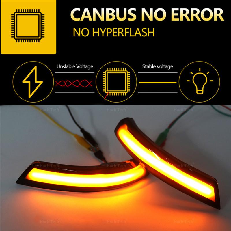 Для Ford Focus Mk3 светодиодный светильник 2 3 Mk2 Mondeo Mk4 указатель поворота с плавным боковым крылом, зеркало заднего вида, мигалка