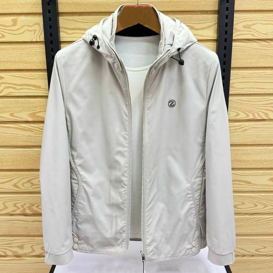 Мужская новая куртка с капюшоном, съемная, на весну и осень