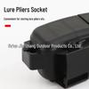 Multi-functional Fishing Gear Box - Portable Storage for Accessories, Lures, and Worms.