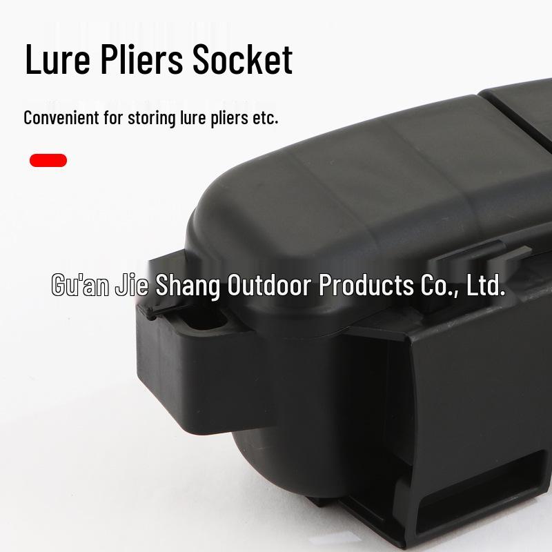 Multi-functional Fishing Gear Box - Portable Storage for Accessories, Lures, and Worms.