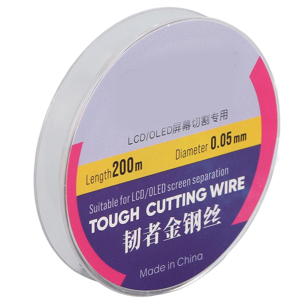 200M Phone LCD Screen Cutting Line High Hardness Steel Phone LCD Screen Separating Wire