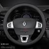 Car Leather Steering Wheel Cover for Renault Master Symbioz Kangoo ARKANA Kaptur Sandero ZOE Clio Twingo Espace Auto Accessories