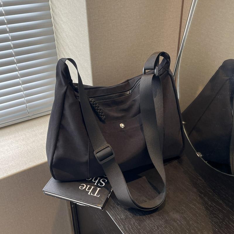 Сумка-тоут, японская повседневная спортивная сумка для женщин, простая, универсальная, большая вместимость, сумки через плечо, модная мужская сумка через плечо