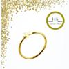 KODY PIERCING 14K Solid Gold Open Nose Ring Piercing With Star - Quality Piercing