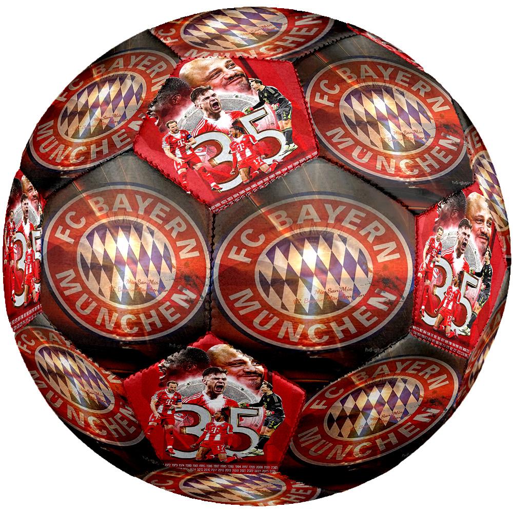 Fc Bayern Size 5 Football Machinestitched Indooroutdoor Training And Matches For Football Accessories