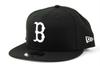 New Era MLB Snapback Cap 9FIFTY BLACK WHITE American League Boston Red Sox &