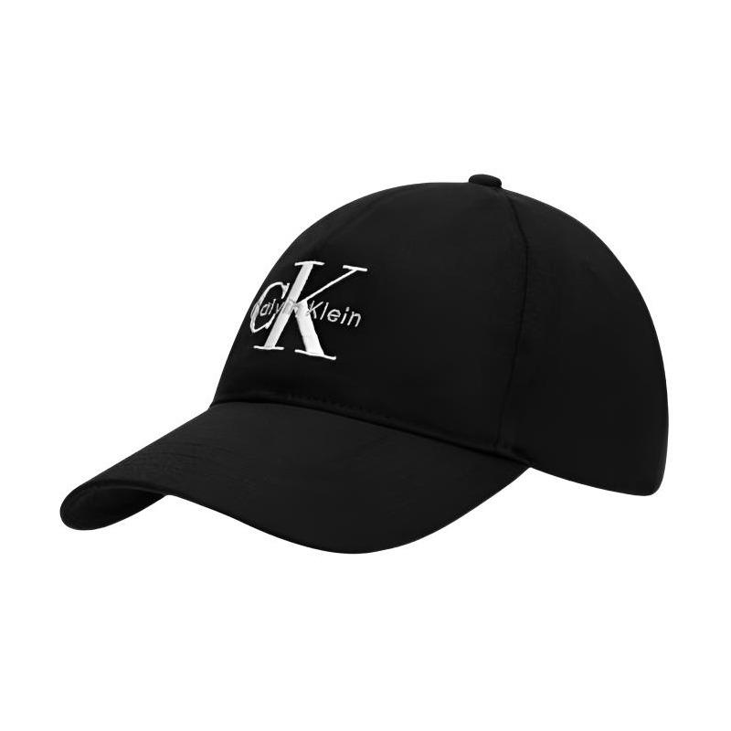 Calvin Klein Вышитый логотип, чистый хлопок, повседневная спортивная хлопковая кепка, унисекс, парный стиль, космический Черный F - Без коробки