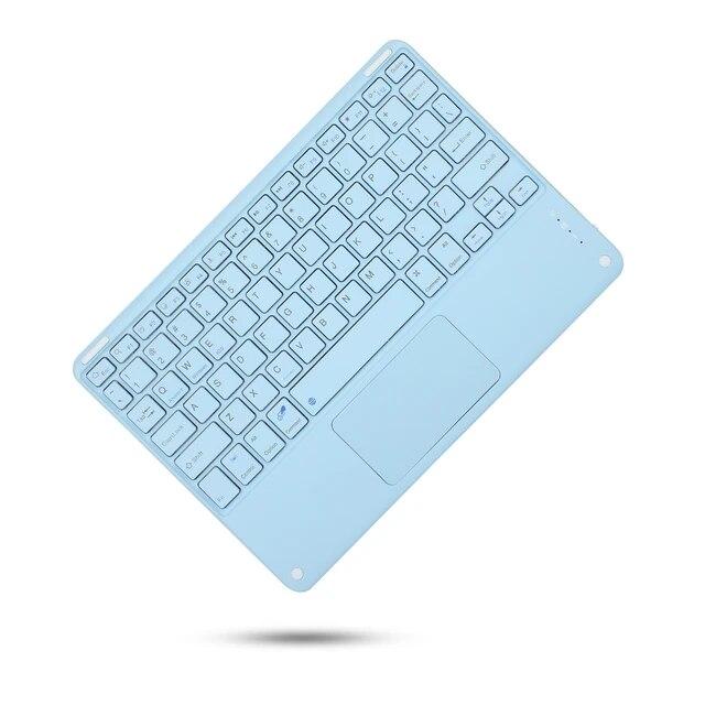 Для клавиатуры iPad с тачпадом Teclado, беспроводная Bluetooth-совместимая клавиатура для планшета для Xiaomi Pad 5 для iPad Air 4 2 Pro
