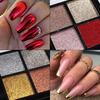 Yousheng Nail Art Powder Glitter Долговечный цветной хромированный зеркальный пигмент для ногтей Украшения DIY Пудра для макияжа