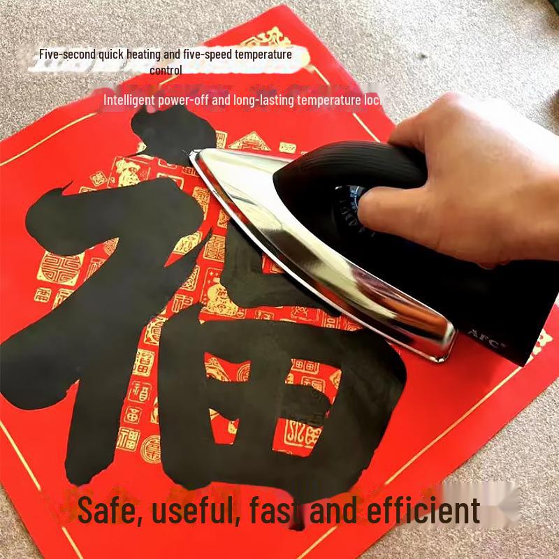 Электрический утюг ручной работы для каллиграфии и живописи: Горячее тиснение, удаление складок на рисовой бумаге