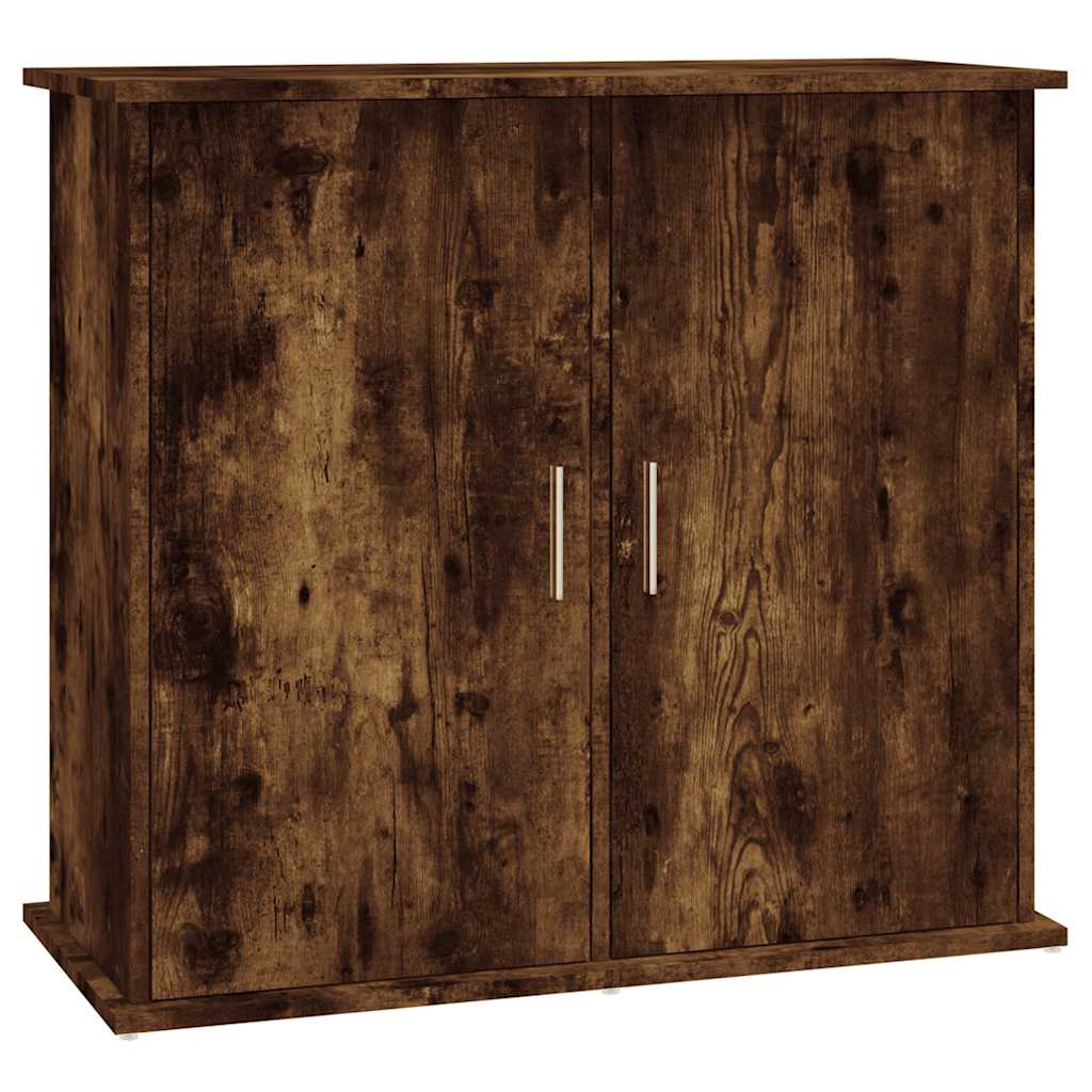Aquarium Stand Smoked Oak 81 x 36 x 73 cm Engineered Wood